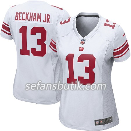 New York Giants Tröjor Odell Beckham Jr 13 Nike Vit - Dame New York Giants Tröjor Odell Beckham Jr 13 Nike Vit - Dame